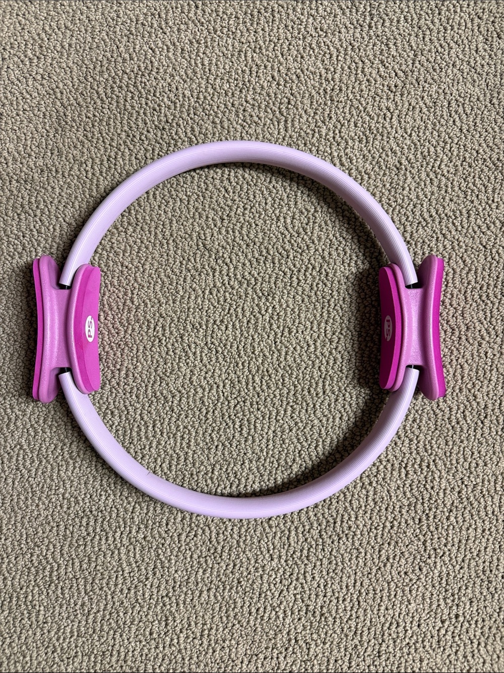 Pilates Ring with Pink Grip Pads